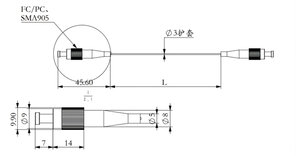 50um光纤跳线
